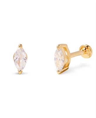 brook & york Zola Marquise Flat Back Earring