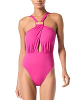 Michael Kors Women's Cutout One-Piece Swimsuit