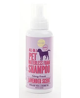 Precious Tails 2-in-1 Calming Waterless Foam Shampoo Cleanser for Pet Grooming, Cleanse, Moisturizes, Detangles, Rinse Free