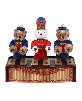 Mr. Christmas 10" Animated Bandstand Bears