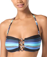 Michael Michael Kors Women's Bandeau Ring Bikini Top