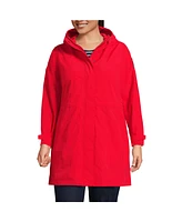 Lands' End Plus Squall Hooded Waterproof Raincoat