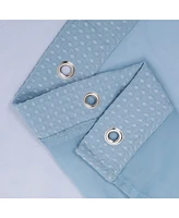 Awesome Home Textured Waffle Weave with Snap Liner and 12 Hooks