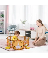 Hongge 4-in-1 Baby Play Gym with Soft Padding Mat and Arch Design