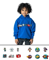 Rabble Clothing Toddler Unisex Customizable Hoodie Bundle with Heroic Space Quest Dabblz