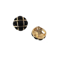Sohi Women's The Tic-Tac-Toe Stud Earrings