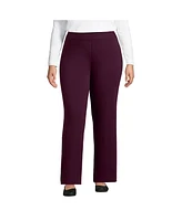 Lands' End Plus Starfish Mid Rise Straight Leg Pants