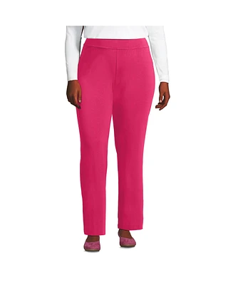 Lands' End Plus Starfish Mid Rise Straight Leg Pants