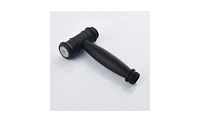 Slickblue Black Stainless Steel Toilet Handheld Bidet Sprayer Kit - Hot and Cold Water Bathroom Spray Set