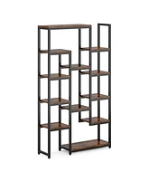 Tribesigns 12-Shelf Display Shelves Book Storage Organizer,6-Tier Bookshelf 70.9 inch Tall Bookcase