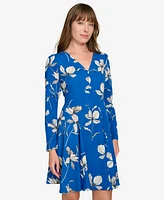 Tommy Hilfiger Women's Floral-Print Fit & Flare Dress