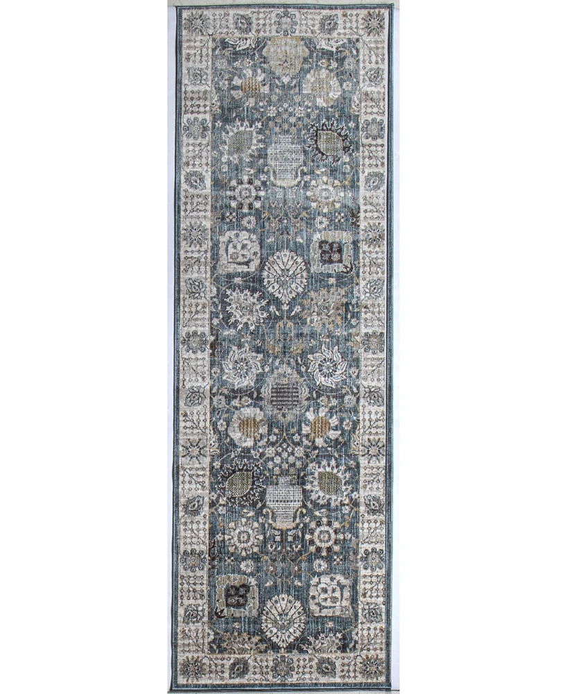Bashian Rugs Legacy LGC111 2'3"x8' Runner Area Rug