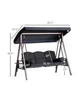 Slickblue Outdoor Patio Swing Chair – Comfortable and Stylish Seating for Relaxation Your Garden or Porch