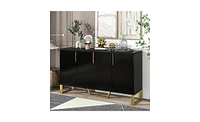 Slickblue Modern Four-Door Sideboard for Stylish Storage and Organization
