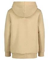 Tommy Hilfiger Big Boys Script Zip Front Soft Sherpa Hoodie