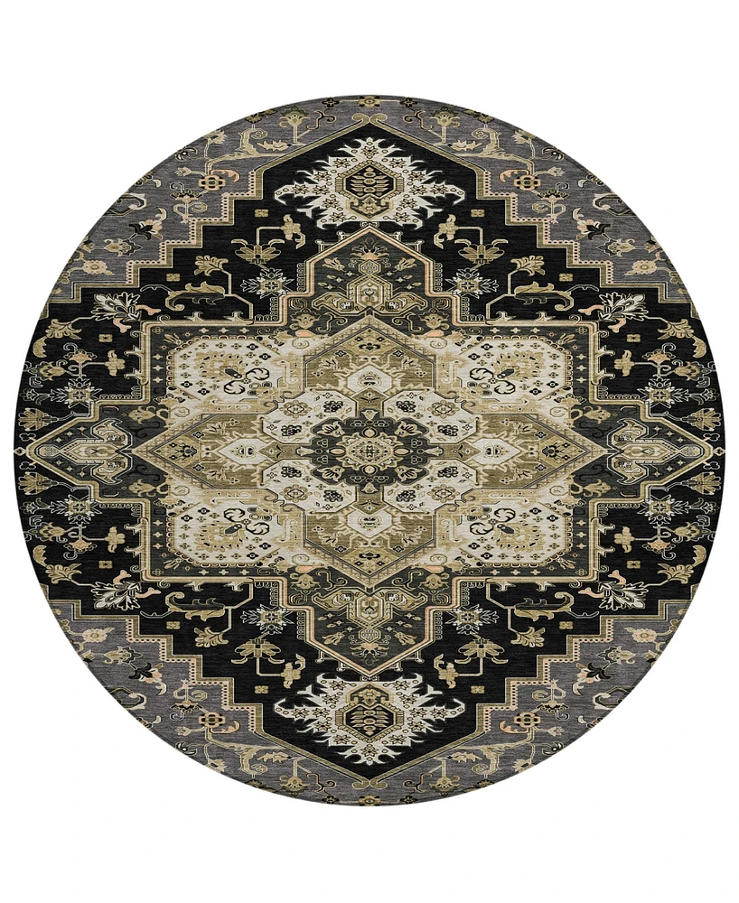 Addison Chantille Machine Washable ACN1036 8'x8' Round Area Rug