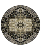 Addison Chantille Machine Washable ACN1036 8'x8' Round Area Rug