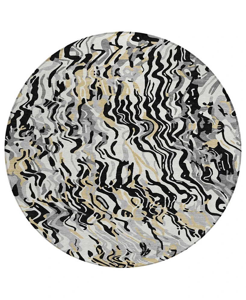 Addison Chantille Machine Washable ACN1038 8'x8' Round Area Rug