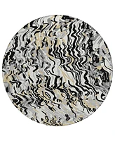 Addison Chantille Machine Washable ACN1038 8'x8' Round Area Rug