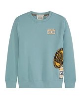 Scotch & Soda Big Boys Graphic Fleece Crew Shirt