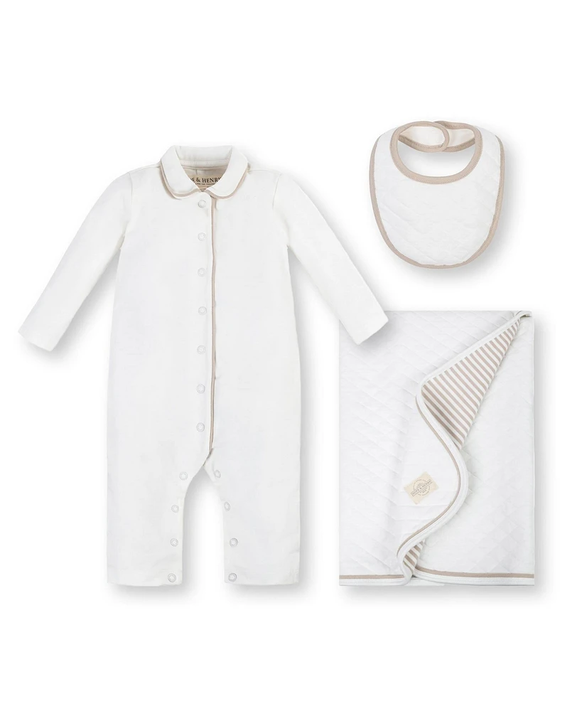 Hope & Henry Baby Girls 4-Piece Knit Gifting Set