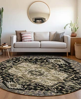 Addison Chantille Machine Washable ACN1036 8'x8' Round Area Rug