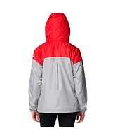 Columbia Women's Scarlet/Gray Ohio State Buckeyes Flash Forward Full-Zip Hoodie Windbreaker Jacket