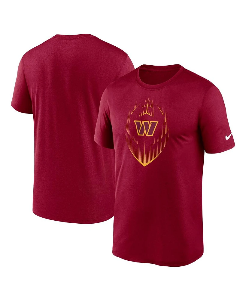 Nike Men's Burgundy Washington Commanders Primetime Legend Icon Performance T-Shirt