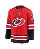 Fanatics Men's Sebastian Aho Red Carolina Hurricanes Alternate Premium Jersey