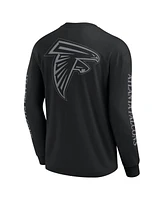 Fanatics Men's and Women's Black Atlanta Falcons Elements Strive Long Sleeve T-shirt