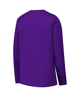 G-iii 4Her by Carl Banks Women's Purple Minnesota Vikings Post Season Long Sleeve V-Neck T-Shirt