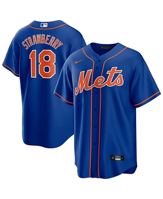 Nike Men's Darryl Strawberry Royal New York Mets Alternate Replica Player Jersey