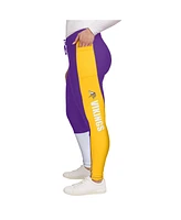 Wear by Erin Andrews Women's Minnesota Vikings Color-block Leggings