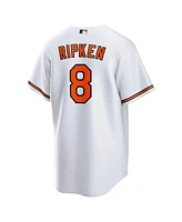 Nike Men's Cal Ripken Jr. White Baltimore Orioles Throwback Replica Player Jersey