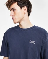 Guess Men's Relaxed-Fit Herringbone T-Shirt