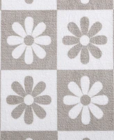 Betsey Johnson Daisy Check Ultra Soft Plush Fleece Blanket