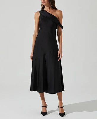 Astr the Label Women's Orissa Asymmetric-Neck Dress