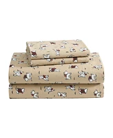 Laura Ashley Flannel -Pc. Sheet Set