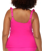 Raisins Curve Trendy Plus Andressa Ruffle-Trim Tankini