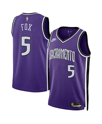 Nike Men's and Women's De'Aaron Fox Purple Sacramento Kings 2024/25 Swingman Jersey