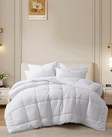 Unikome Medium Weight Quilted Down Alternative Comforter with Duvet Tabs