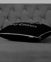 Juicy Couture Velvet Novelty Decorative Pillow, 20" x