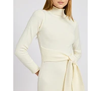 En Saison Women's Sanam Mock-Neck Sweater Maxi Dress