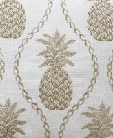 Tommy Bahama Home Pineapples Felt Decorative Pillow, 20" x 20"