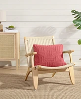 Tommy Bahama Home Chain Basket Knit Decorative Pillow, 20" x 20"