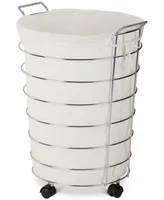 Honey Can Do Chrome Rolling Hamper