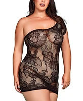 Hauty Plus Size Sheer and Mini Chemise