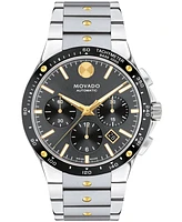 Movado Men's Alta S.e. Swiss Automatic-Chronograph Stainless Steel Watch, 43mm