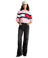 Tommy Jeans Women's Crewneck Flag Logo Sweater