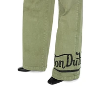 Von Dutch Women's Logo Wide-Leg Jeans, Exclusively at Macy's